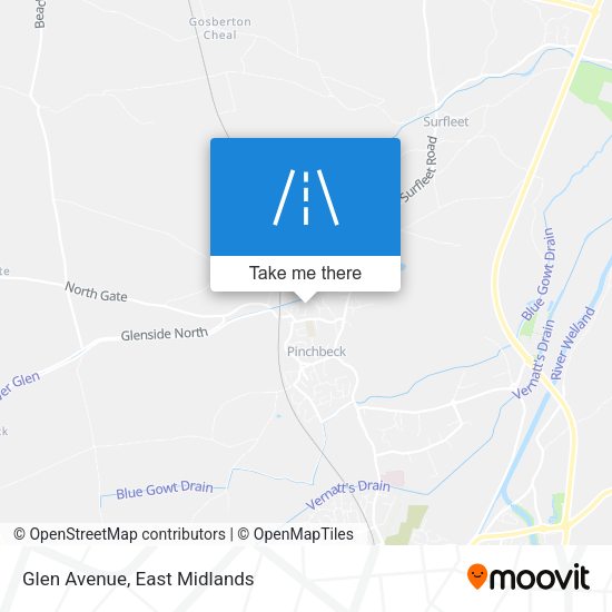 Glen Avenue map