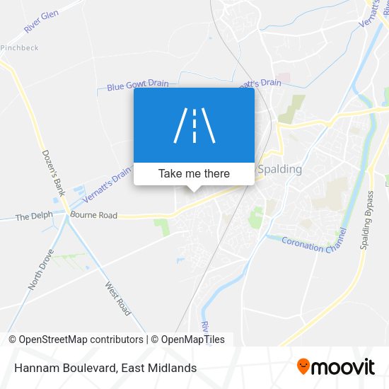 Hannam Boulevard map