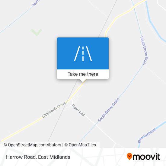 Harrow Road map