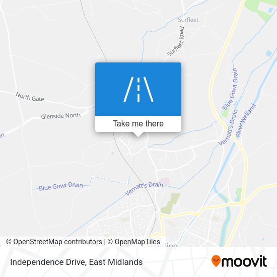 Independence Drive map