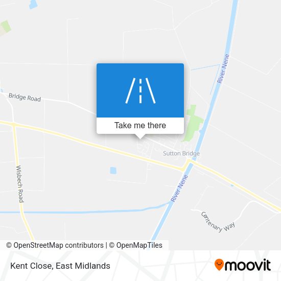 Kent Close map