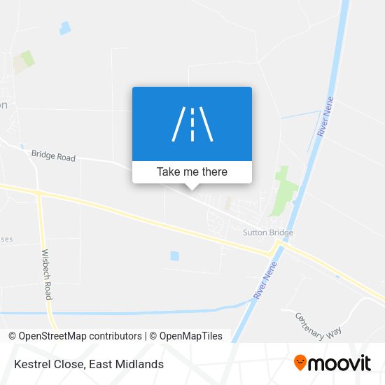 Kestrel Close map