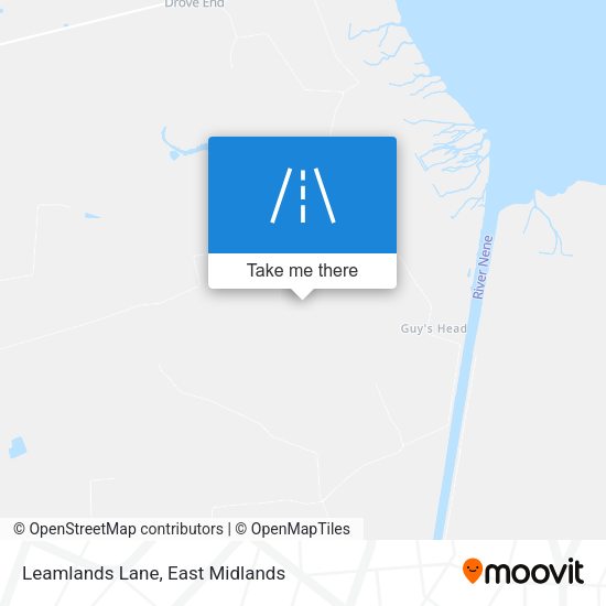 Leamlands Lane map