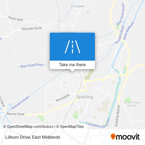 Lilburn Drive map