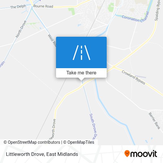 Littleworth Drove map