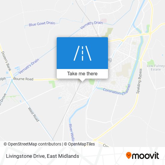 Livingstone Drive map