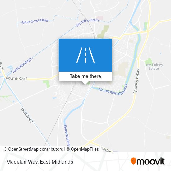 Magelan Way map