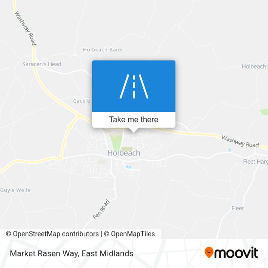 Market Rasen Way map