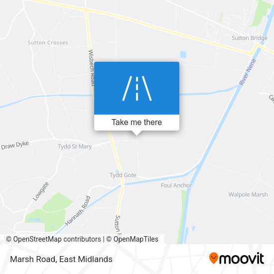 Marsh Road map