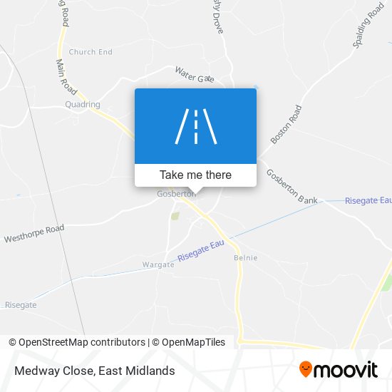 Medway Close map