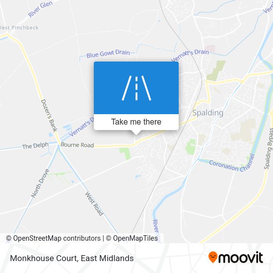 Monkhouse Court map