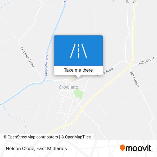 Nelson Close map