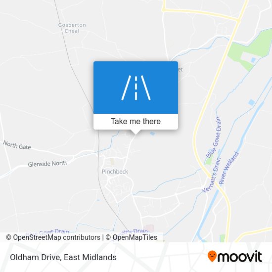 Oldham Drive map