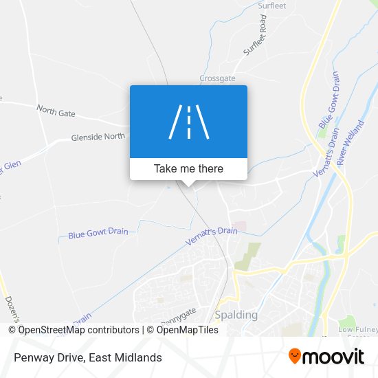 Penway Drive map