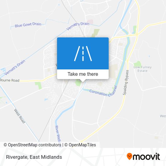 Rivergate map