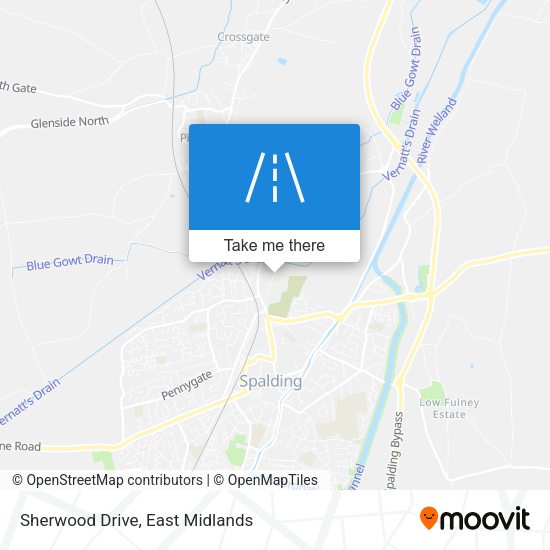 Sherwood Drive map