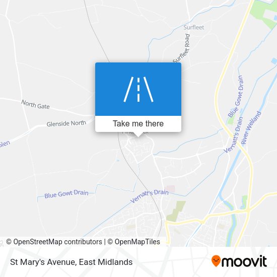 St Mary's Avenue map