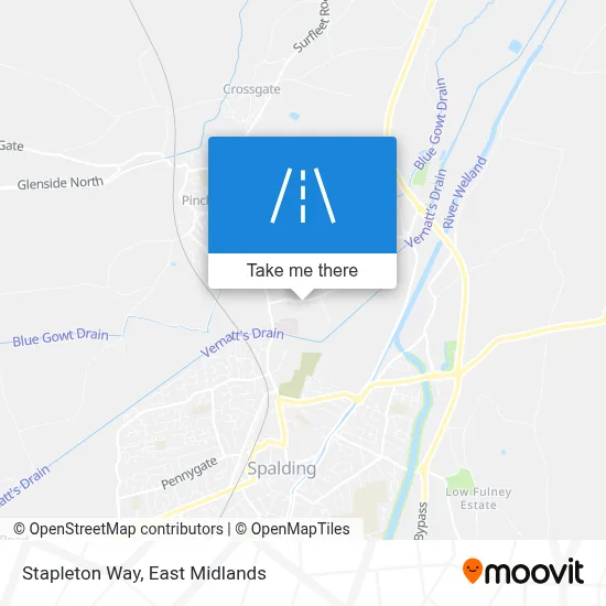 Stapleton Way map