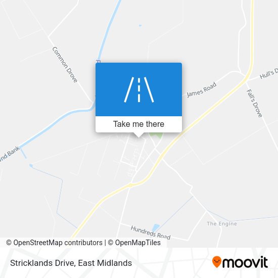 Stricklands Drive map