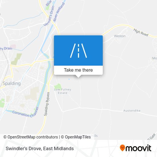 Swindler's Drove map