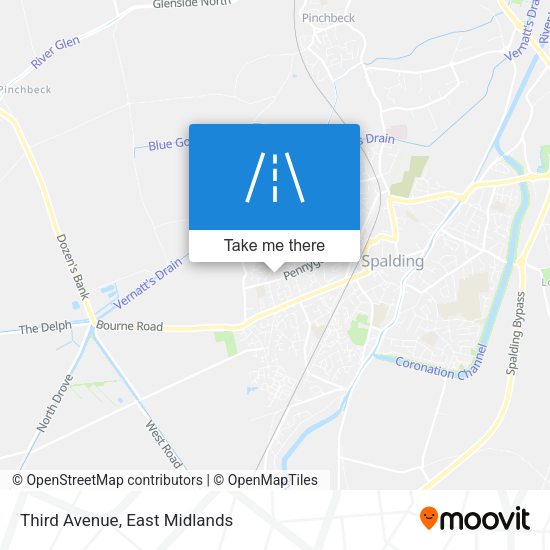 Third Avenue map