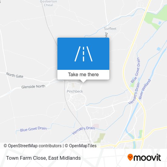 Town Farm Close map