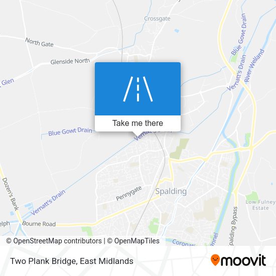 Two Plank Bridge map