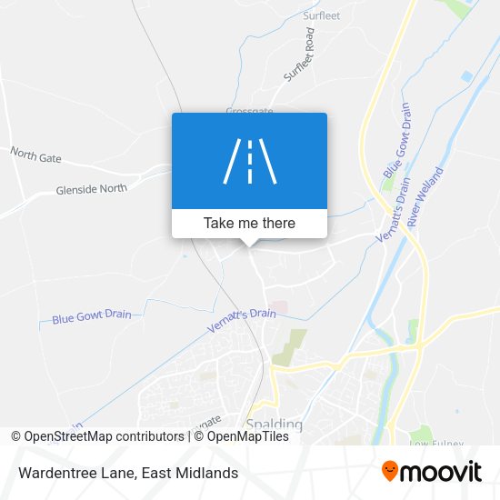 Wardentree Lane map