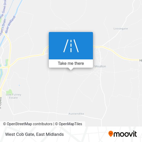 West Cob Gate map