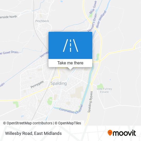 Willesby Road map