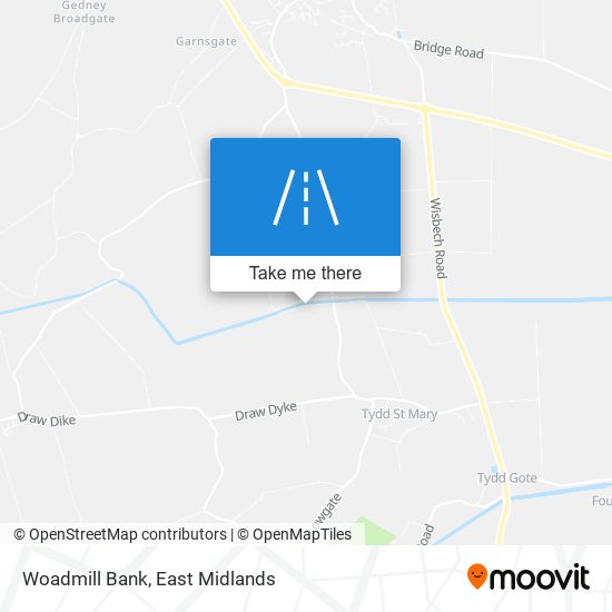 Woadmill Bank map