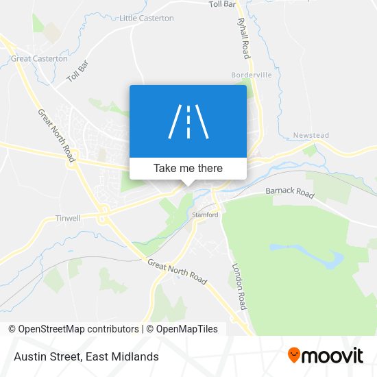Austin Street map