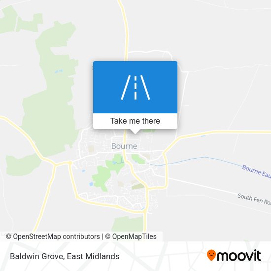 Baldwin Grove map