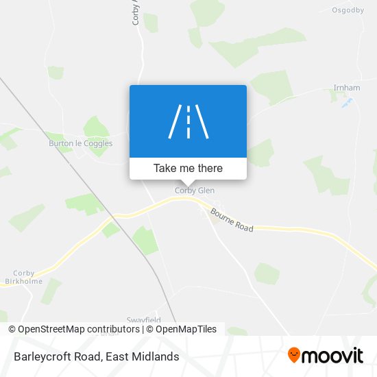 Barleycroft Road map