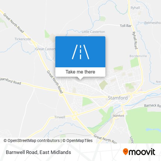 Barnwell Road map