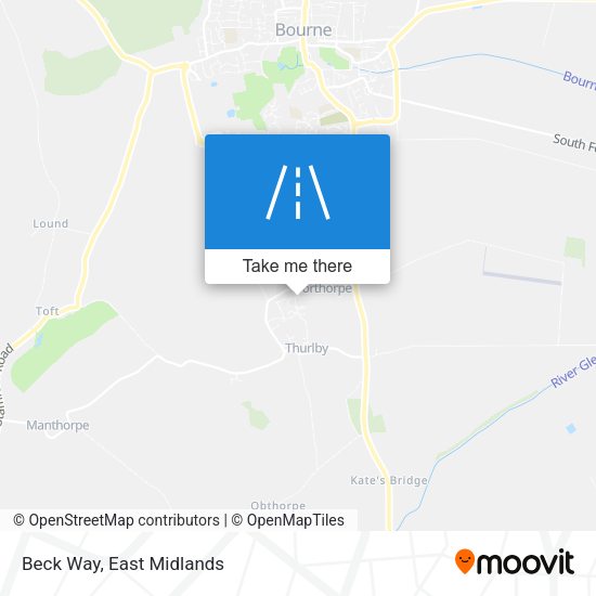 Beck Way map