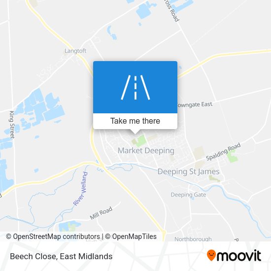 Beech Close map