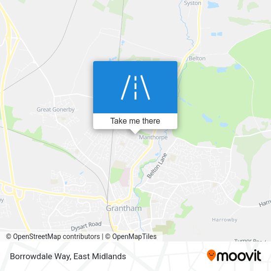 Borrowdale Way map
