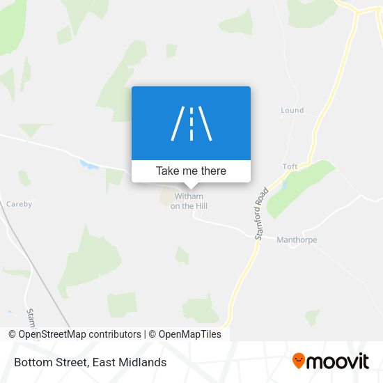 Bottom Street map