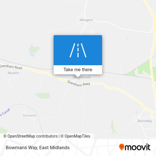 Bowmans Way map