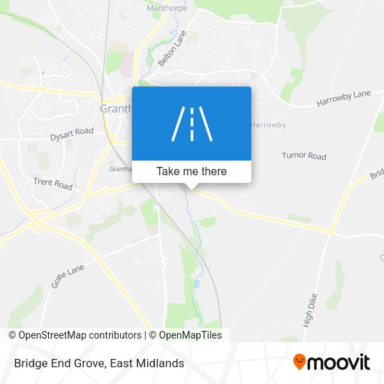 Bridge End Grove map