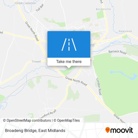 Broadeng Bridge map