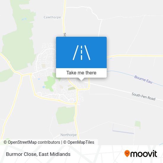 Burmor Close map