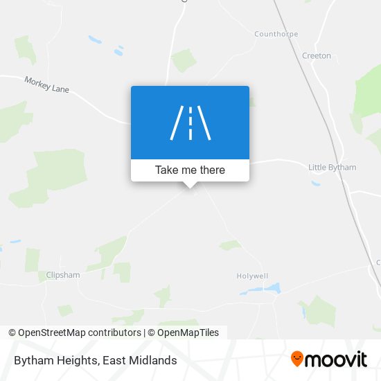 Bytham Heights map