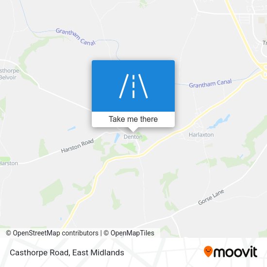 Casthorpe Road map