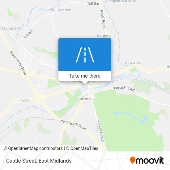 Castle Street map