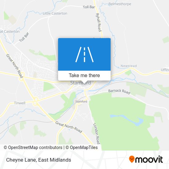 Cheyne Lane map