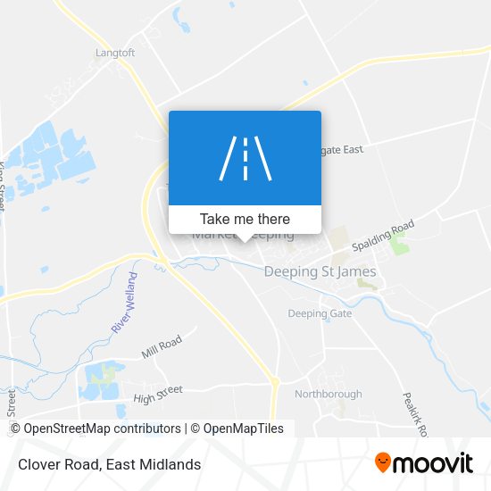 Clover Road map