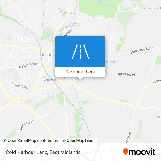 Cold Harbour Lane map