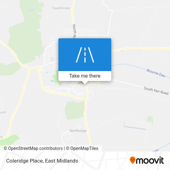Coleridge Place map